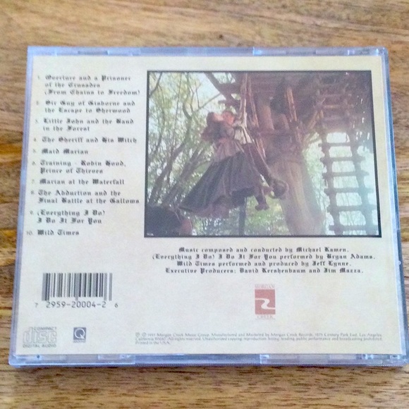 Robin Hood Prince of Thieves Movie Soundtrack CD - Picture 2 of 5